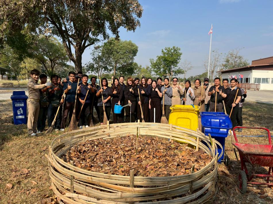 โครงการลดโลกร้อนประจำปีงบประมาณ 2569 : กิจกรรมเสวียน ลดขยะ ลดการเผา ลดฝุ่น ลดโลกร้อน องค์การบริหารส่วนตำบลสระกระโจม